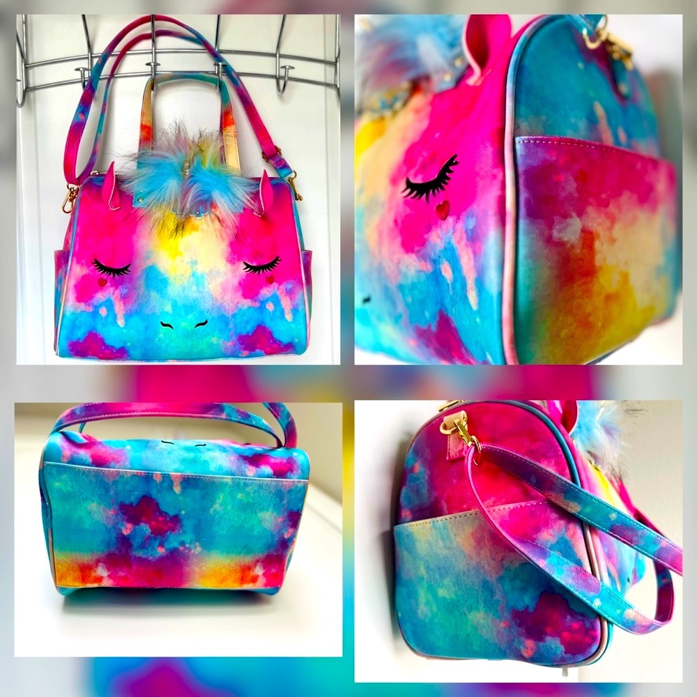 Unicorn sleepover bag